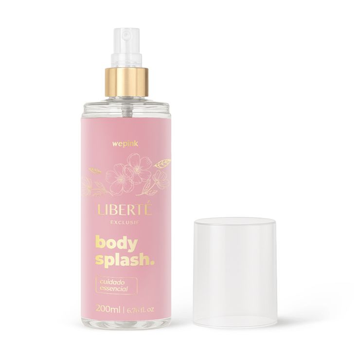 Body Splash Liberté Exclusif Desodorante Colônia 200ml - Wepink